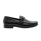Zapato de vestir en piel de Caimán color Negro