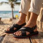Huarache en piel de Mantarraya para Hombre