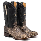 Bota Bulldog Nuca de American Alligator Natural