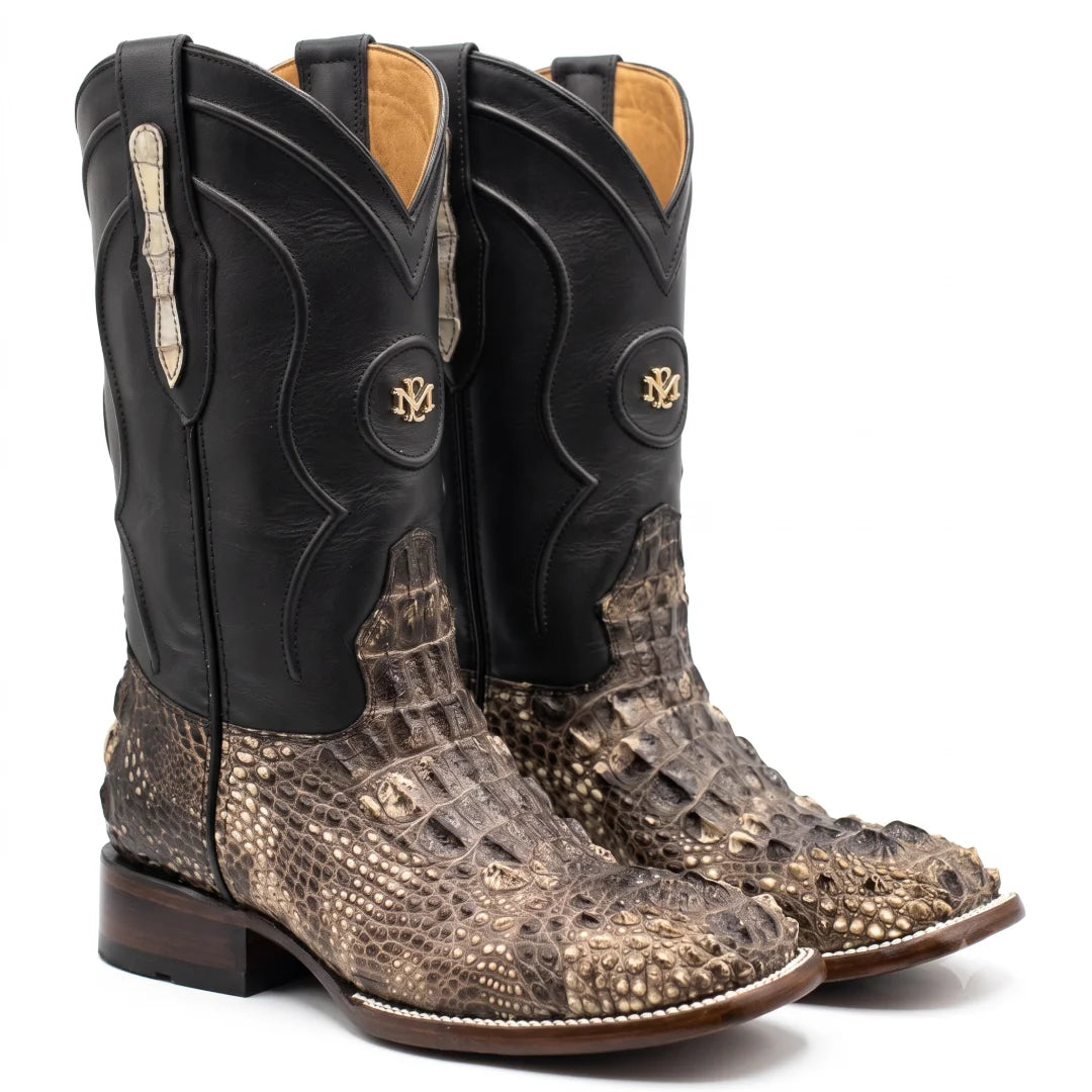 Bota Bulldog Nuca de American Alligator Natural