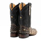 Bota Bulldog Nuca de American Alligator Natural