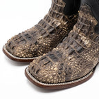 Bota Bulldog Nuca de American Alligator Natural