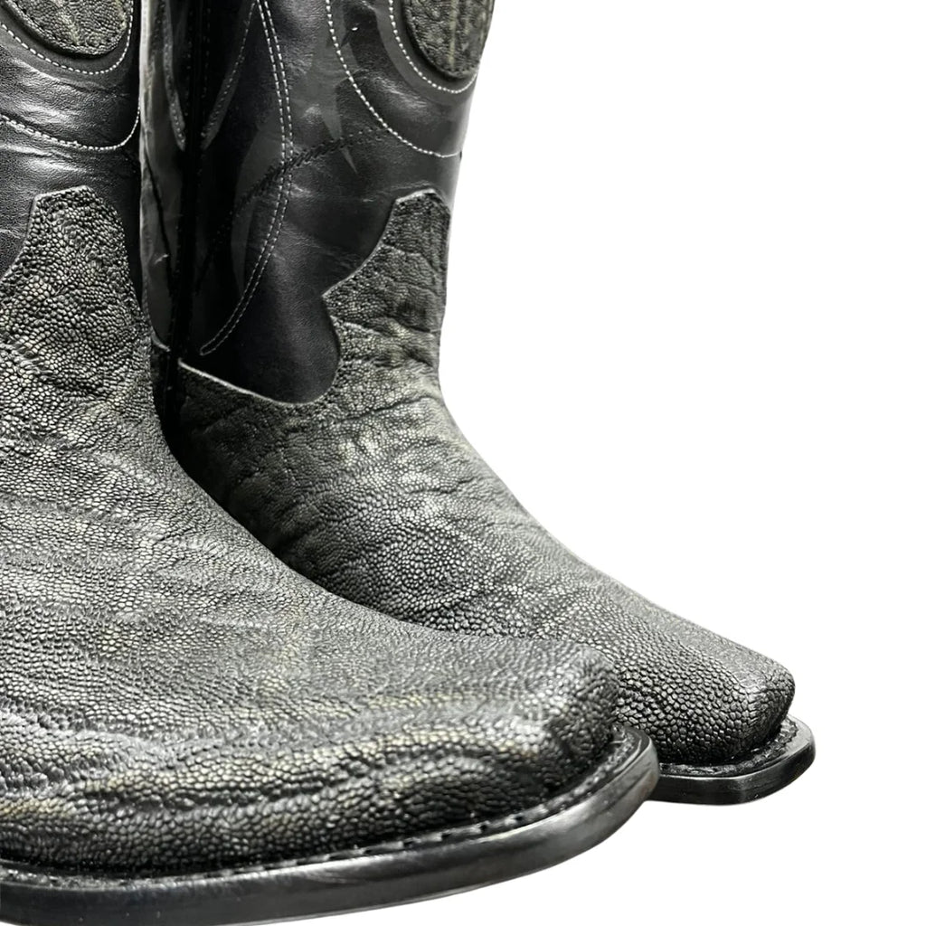 Bota Dubai en piel de Elefante Gris