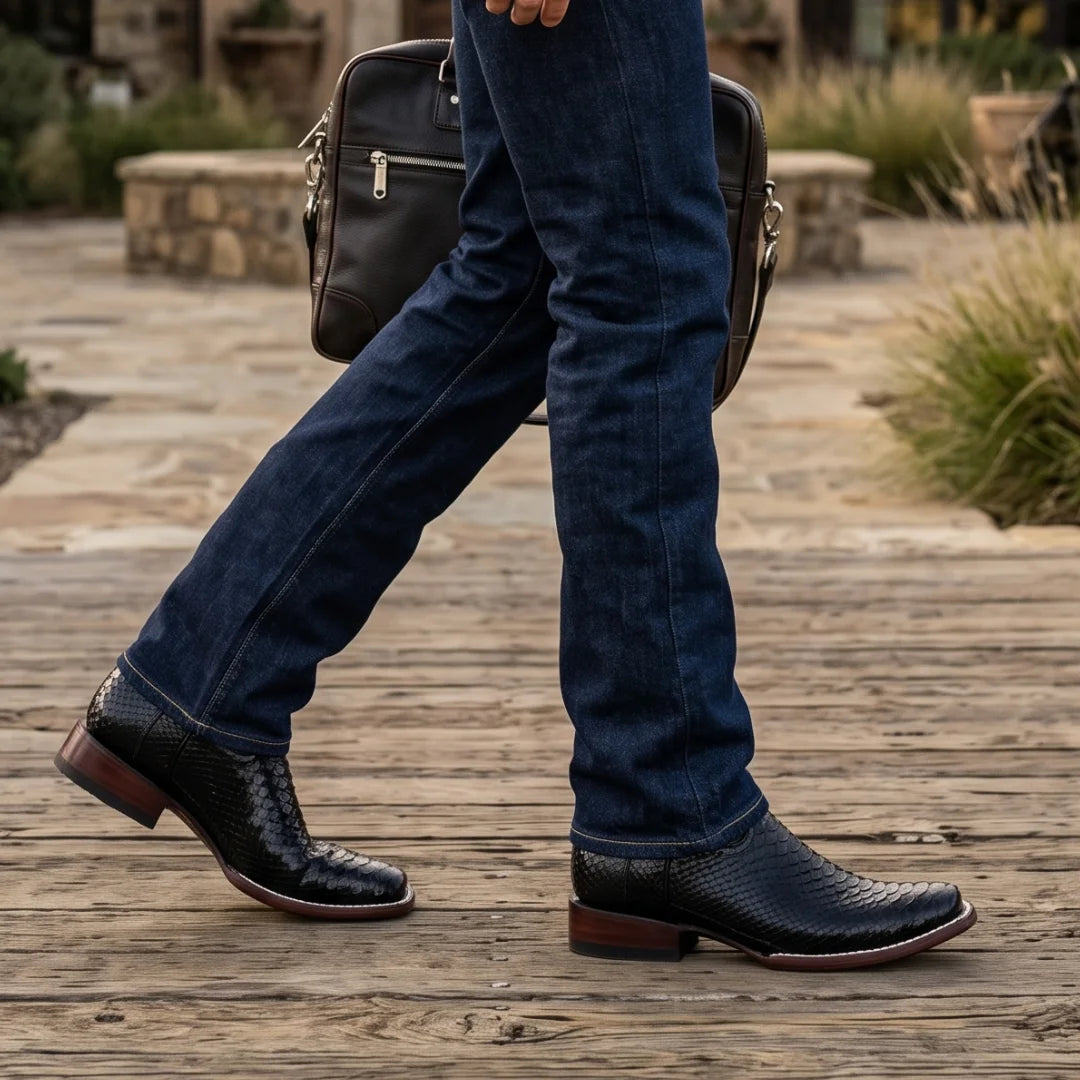 Bota Dubay Pitón Negro