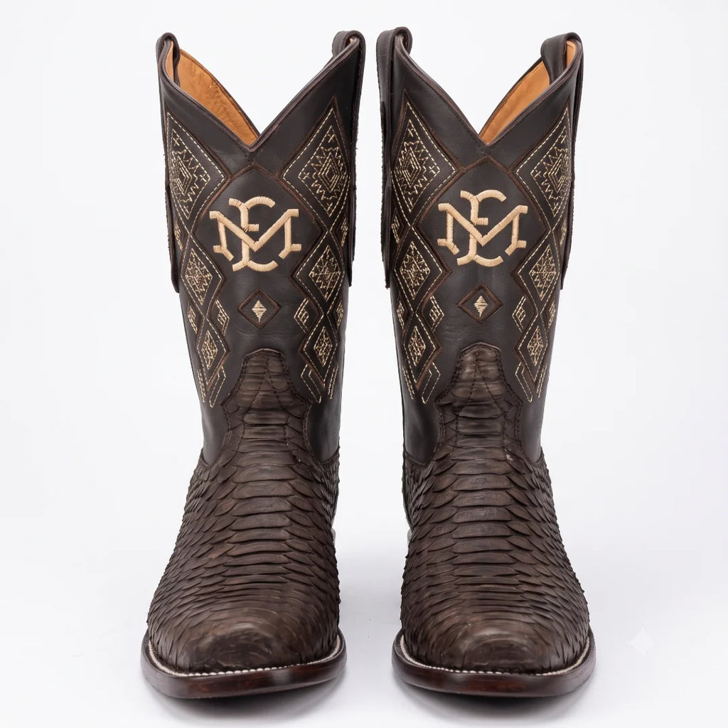 Bota Dubay Pitón Tabaco Nobuck
