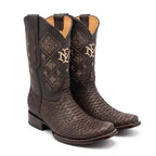 Bota Dubay Pitón Tabaco Nobuck