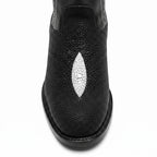 Botín Oval Mantarraya con Diamante