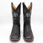 Bota Bulldog Pitón Negro Nobuck