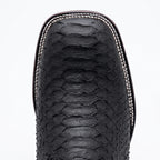 Bota Bulldog Pitón Negro Nobuck