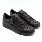 Tenis Pitón Negro Nobuck