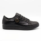 Tenis Pitón Negro Nobuck