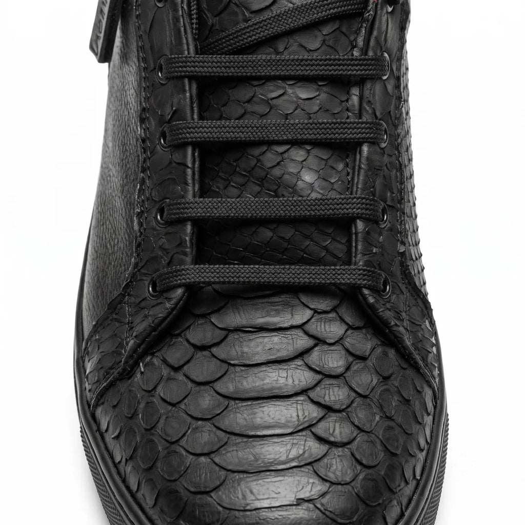 Tenis Pitón Negro Nobuck