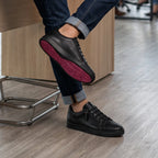 Tenis Pitón Negro Nobuck