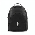 Mochila de piel con aplicación Mantarraya