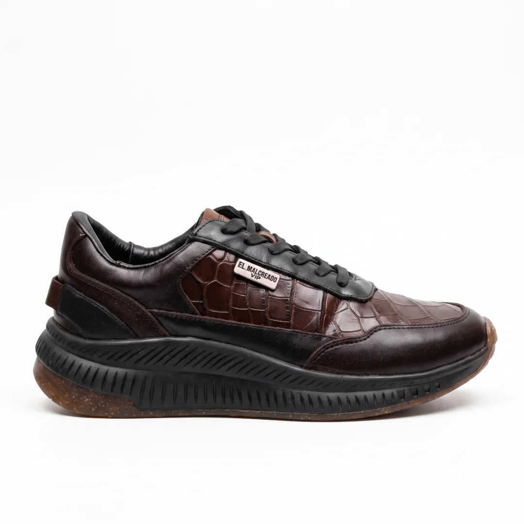 Tenis Deportivo en piel de Alligator