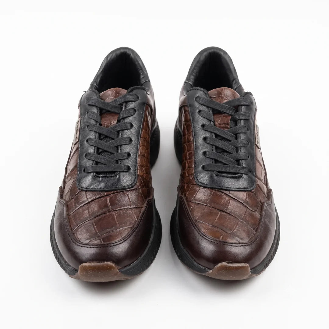 Tenis Deportivo en piel de Alligator