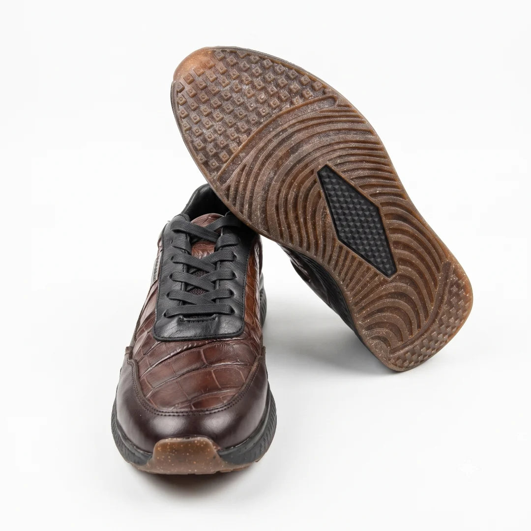 Tenis Deportivo en piel de Alligator