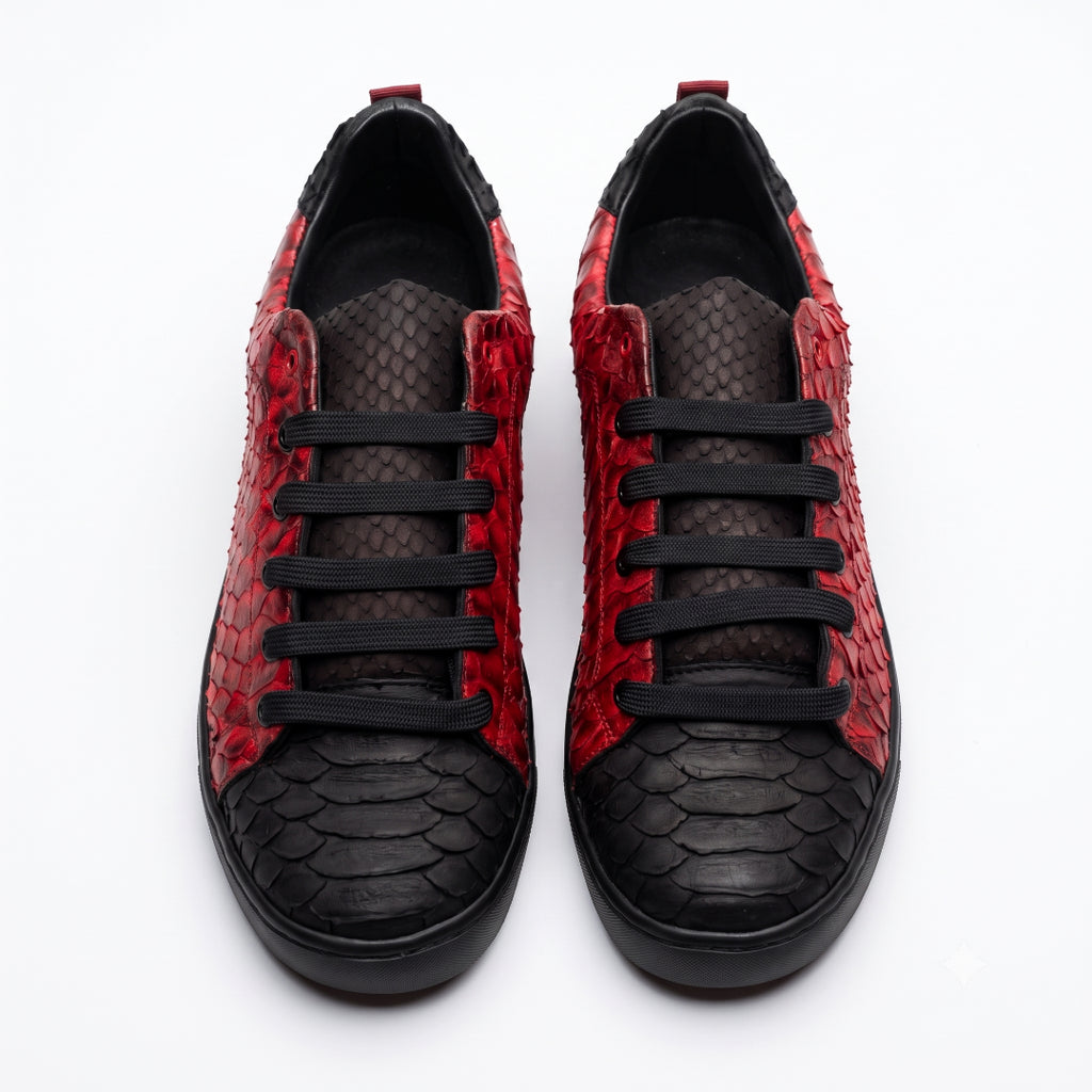 Tenis Causales Pitón Black Cherry