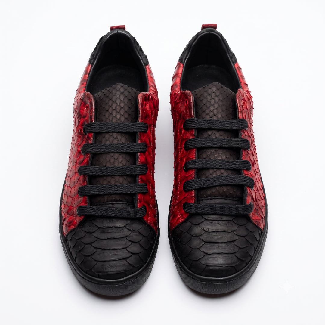 Tenis Causales Pitón Black Cherry