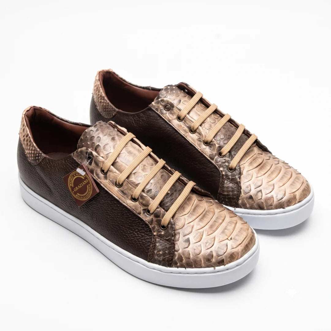 Tenis Casuales Pitón Taupe