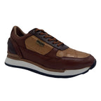 Sneakers en piel de Alligator color Miel