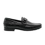 Zapato de vestir en piel de Caimán color Negro